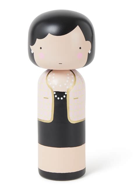 coco chanel crochet doll|lucie kaas kokeshi doll.